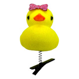 Set X4 Unidades Patito Kawaii Pato  Peluche  Resorte Hebilla