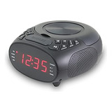 Radio Despertador Reproductor De Cd De Doble Alarma, Ca...