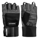 Guantes Proyec Extreme Gimnasio Gym Cuero Pesas Funcional