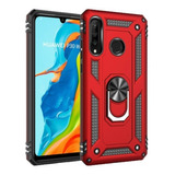 Funda Huawei P30 Lite Uso Rudo + Cristal Templado 9h