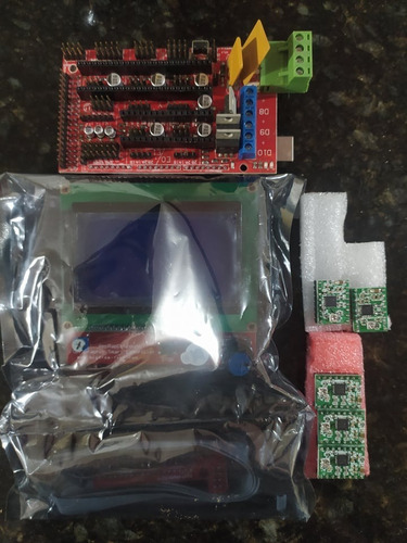 Kit Impressora 3d - Arduino + Ramps + Lcd + Drivers - Usado