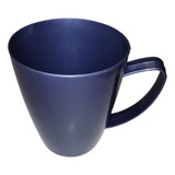 Taza De Cafe Crom Jarro De Plastico Moderno Azul X 6