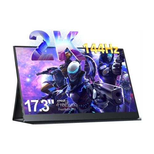 Monitor Portátil Uperfect 2k 144hz 17  Pc Xbox Ps4 Switch