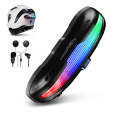 Auriculares Bluetooth Para Motocicleta Con Luz De Seguridad,