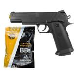 Pistola Airsoft Full Metal Colt Vg 1911 V18 Spring 6mm + Bbs