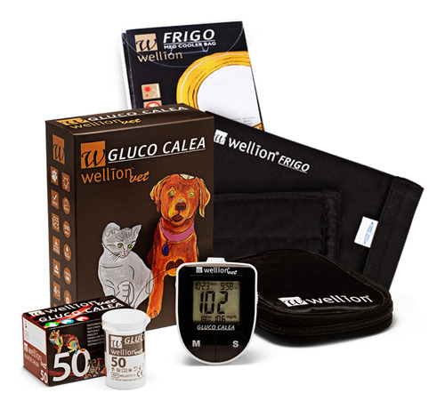 Monitor Gluco Calea +50 Tiras Gluco Calea +bolsa Refrigerada