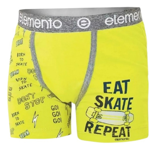 Promo 6 Boxer Elemento Niño Art 625 / 626 / 627 Algodon Lycra Original El Mejor Precio Del Mercado Lenceria A La Calle