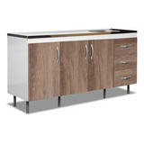 Mueble Cocina Bajo Mesada Ricchezze Arco 1.60 Nebraska