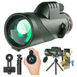 Telescopio Monocular De Alta Definición 80x100 Para Adultos