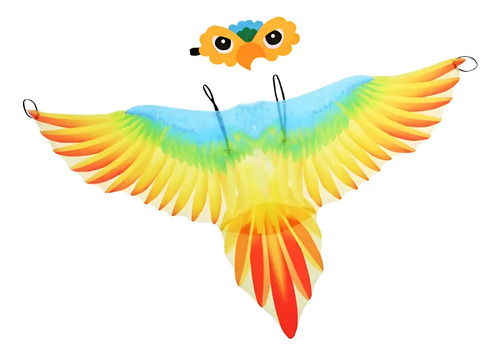 Set Infantil De Disfraz De Pájaro Con Forma De Máscara Y Alas