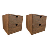 2 Cajones De Madera Para Guardar Joyas, Cajoneras De Madera