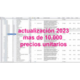 Matrices De Análisis De Precios Unitarios Actualizados 2023