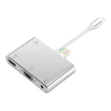 Hub Adaptador Hdmi/vga/av Para iPhone/iPad Air/mini 3.5mm