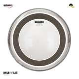 Pele 22'' Williams Muffle W1ff Com Anel - Bumbo 22 Polegadas Cor Cinza