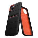 Funda Caseology Para iPhone 14 Plus Black N Orange