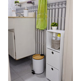 Mueble Organizador Para Baño Con 2 Cajones Excelente