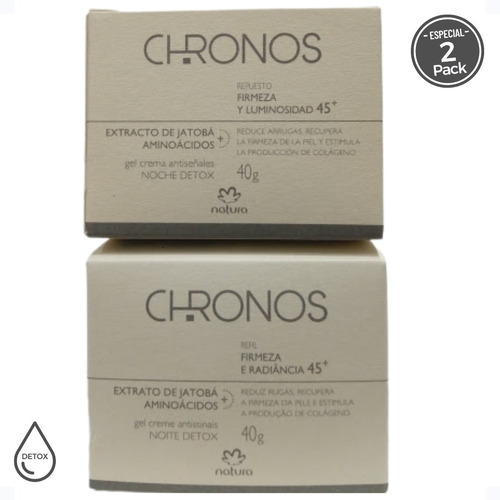 Chronos Crema Antiseñales 45+ Años Noche (2 Pack)