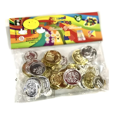 Monedas Didácticas 128 Pzs Monedas De Juguete Didactico Mate | Meses sin interés