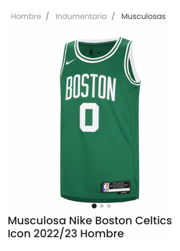 Camiseta Nike Boston Celtics Hombre Nba (icon Edition)