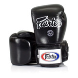 Luva De Boxe E Muay Thai Couro Fairtex Preto