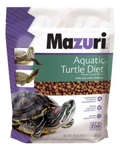 Alimento Tortuga Mazuri Aquatic Turtle Diet 340 Gr