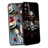 Funda Para Samsung Galaxy S20fe 5g Skull Gun Silicon Suave