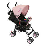 Carriola De Bastón Plegable Para Bebé Kool Baby Car-104 Rosa