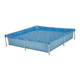 Piscina Estruturada Quadrada Mor 1500 L Azul Em Pvc - 1003