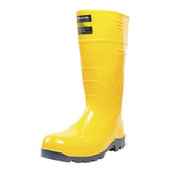 Botas De Caucho Pvc Puntera Plantilla Acerada Amarilla Rh