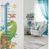 Dinosaurio Vinil Adhesivo Sticker Estatura Cuarto Niños Bebe