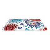 Alfombra De Baño Microfibra Diseño Mandala  40x60 Cm