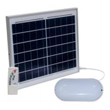 2 Lamparas D Sobreponer Ovalada Led 25w,c/panel Solar(lsm25b