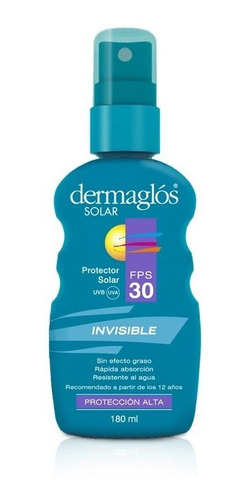 Protector Solar Dermaglos Fps 30 Spray Invisible X 180ml
