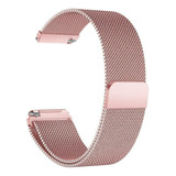 Pulseira Magnetica P68 P67 P70 Amazfit Bip Galaxy Watch 20mm Cor Gold Pink