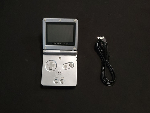Game Boy Advance Sp Gba 1 Luz 001 Plata