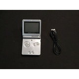 Game Boy Advance Sp Gba 1 Luz 001 Plata