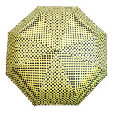 Sombrilla Paraguas De Bolsillo Diseño De Lunares Filtro Uv Color Amarillo