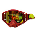 Gafas Motocross Armega 100% Rojo/verde Neon