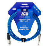 Cable Para Microfono 3m Steelpro 63x-az-3m Xlr Cannon-plug