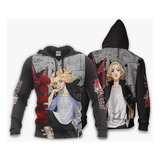 Sudadera Manga Con Capucha Tokyorevengers Mikey Draken