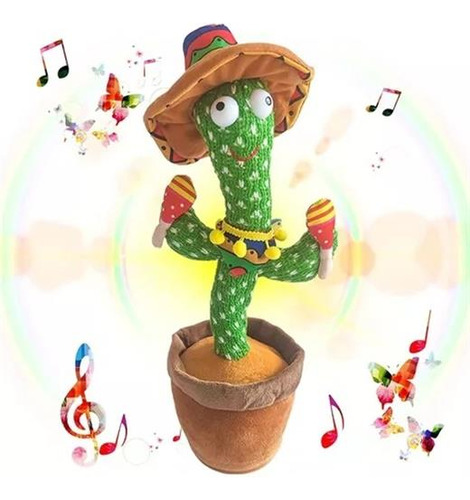 Cactus Bailando Repite Lo Que Dices Juguetes Estilo Mexicano