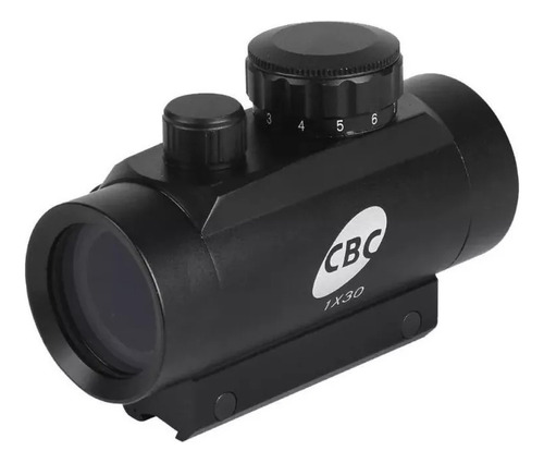 Airsoft Mira Holográfica Cbc 1x30 Red Dot Trilho 11mm