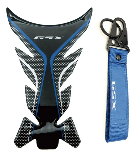 Protector De Tanque + Llavero Para Suzuki Gsx-r Tank Pad