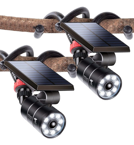 Luces Solares De Campamento Con Sensor De Movimiento De 2 L.