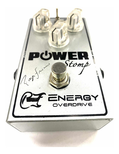 Pedal Guitarr Power Stomp Energy Overdrive Roger Franco Novo