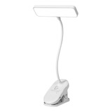 Lámpara De Escritorio Led Recargable Ajustable Con Clip