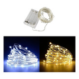 Fio De Leds 2m 20 Leds Mini Led Luzinhas - Decoração Páscoa