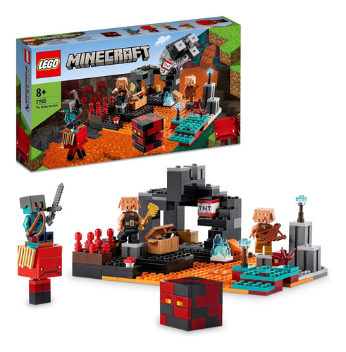 Lego Minecraft 21185 El Bastion Del Nether 300 Psz