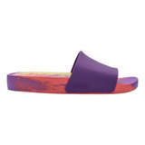 Tamanco Melissa Flowing Slide Adulto Roxo/amarelo/rosa