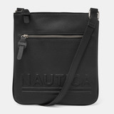 Bolsa Crossbody Nautica Color Negro Modelo Tara